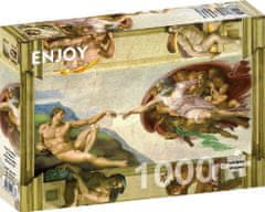 ENJOY Puzzle Michelangelo Buonarroti: Stvorenie Adama 1000 dielikov