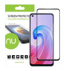 Nuvo ochranné sklo na displej pre Oppo A96 čierny rám