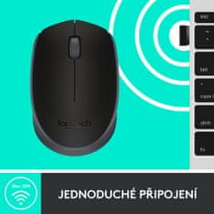 Logitech Wireless Mouse M171, čierna (910-004424)