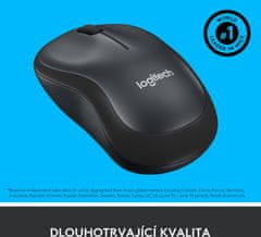 Logitech M220 Silent (910-004878), čierna