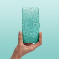 FORCELL Puzdro / obal na Samsung Galaxy A23 5G zelené mandala - kniha Mezzo