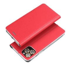 MobilMajak Puzdro / obal na Samsung Galaxy A72 červený - kniha Luna Book