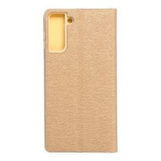 FORCELL Puzdro / obal pre Samsung Galaxy S21 Plus zlatý - kniha Luna Book