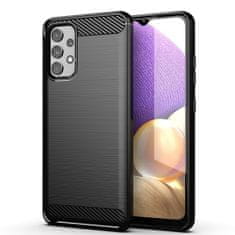 FORCELL Obal / kryt pre Samsung Galaxy A32 5G čierny - Carbon Case