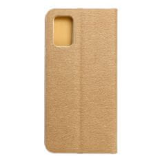 FORCELL Puzdro / obal pre Samsung Galaxy A03s zlatý - kniha Forcell Luna Book Gold