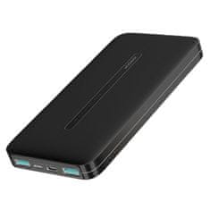 shumee Powerbanka 10000mAh 5V 2.1A 2x USB micro USB USB-C čierna