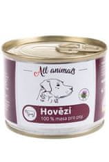 All Animals DOG hovädzie mleté 200g