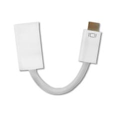 Qoltec Adaptér Mini DVI samec | HDMI samica | 0,15 m