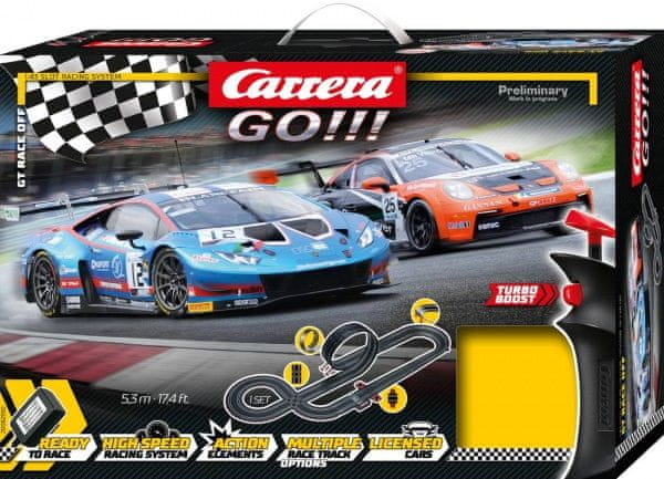 CARRERA Autodráha GO 62550 GT Race Off