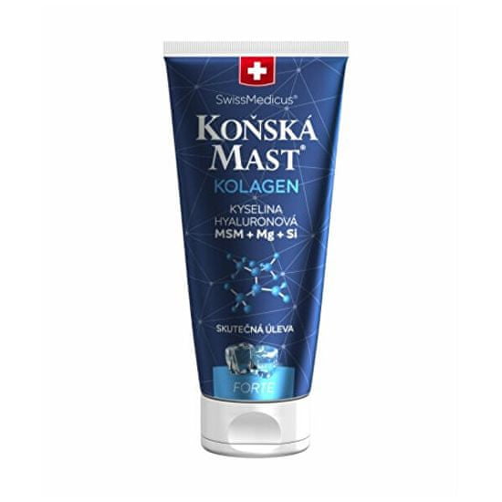 Herbamedicus Konská masť s morským kolagénom forte chladivá 200 ml