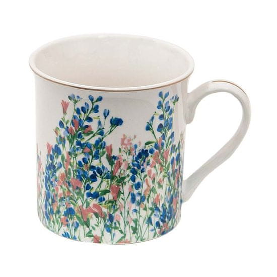 Clayre & Eef Porcelánový hrnček s kvetmi Flowers, 300 ml