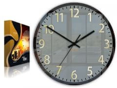 ModernClock Nástenné hodiny Phil čierne