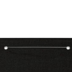 Vidaxl Balkónová markíza čierna 160x240 cm oxfordská látka