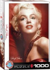 EuroGraphics Puzzle Marilyn Monroe: Červený portrét 1000 dielikov