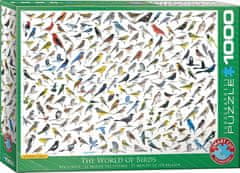 EuroGraphics Puzzle Svet vtákov 1000 dielikov