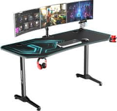 Ultradesk Frag XXL (UDESK-FX-BL), čierny/modrý