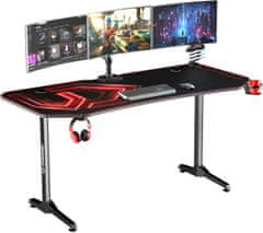 Ultradesk Frag XXL (UDESK-FX-RD), čierny/červený