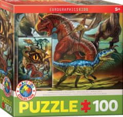 EuroGraphics Puzzle Mäsožraví dinosaury 100 dielikov