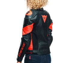 Dainese Dámská bunda na moto RACING 4 BLACK/FLUO-RED vel. 40