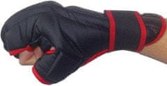 EFFEA Rukavice Kung-fu PU597 veľkosť L, M, S, XL červeno/čierne - XL