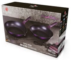 Berlingerhaus Panvica s titánovým povrchom súprava 2 ks Purple Eclipse Collection BH-6789