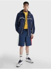 Tmavomodrá pánska ľahká bunda s kapucňou Tommy Jeans XL