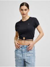 Tommy Jeans Čierny dámsky crop top Tommy Jeans S