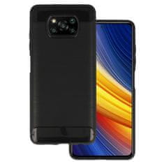 IZMAEL Carbon Shield TPU puzdro pre Xiaomi Poco X3 Pro - Čierna KP25304