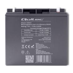 Qoltec Batéria AGM | 12V | 17Ah |max. 255A