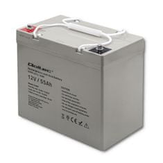 Qoltec Batéria AGM | 12V | 55Ah | max.825A