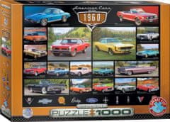 EuroGraphics Puzzle Americké autá z roku 1960, 1000 dielikov