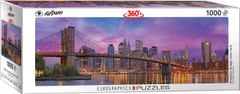 EuroGraphics Panoramatické puzzle Brooklynský most, New York 1000 dielikov