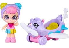 TM Toys Kindi Kids Minis bábika Rainbow Kate s lietadlom