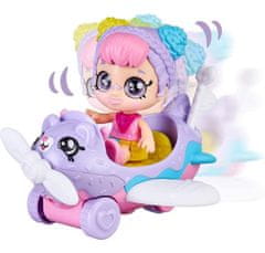 TM Toys Kindi Kids Minis bábika Rainbow Kate s lietadlom