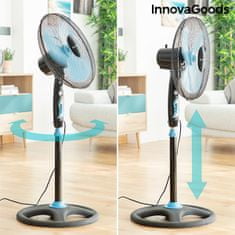 InnovaGoods Stojanový ventilátor, 50 W, čiernomodrý