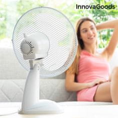 InnovaGoods Stolný ventilátor, 35 W, biely