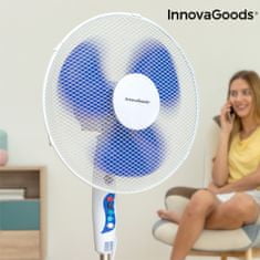 InnovaGoods Stojanový ventilátor, 50 W, modrobiely