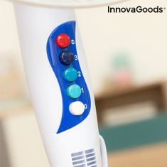 InnovaGoods Stojanový ventilátor, 50 W, modrobiely