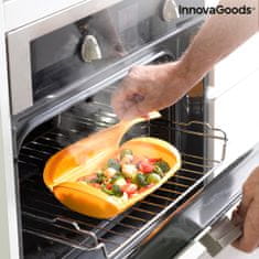 InnovaGoods Multifunkčný silikónový naparovač s receptami Cooksty