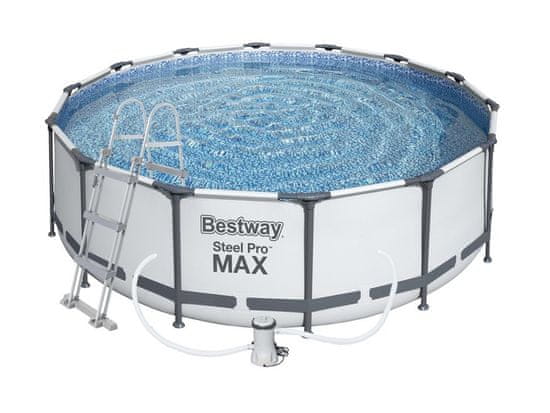 Bestway Steel Pro Max 3,66 x 1 m + Kartušová filtrácia + schodíky 56418