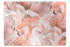 kobercomat.sk Podložka pod kolieskovú stoličku Flamingos 120x90 cm 2 cm 