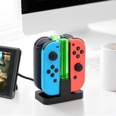 Northix Nabíjacia stanica pre 4 Joy-Con 