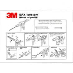 3M Tryska 3M Scotch-Weld EPX na EPX lepidlá pre 38 ml kartuše oranžová