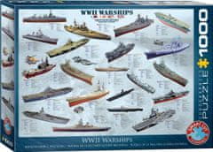 EuroGraphics Puzzle Vojnové lode 2.svetovej vojny 1000 dielikov