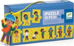 Djeco Puzzle Obliekanie 10 dielikov