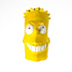 Korbi Profesionálna latexová maska Bart Simpson, Halloween