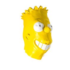 Korbi Profesionálna latexová maska Bart Simpson, Halloween