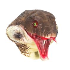Korbi Profesionálna latexová maska Snake, hadia hlava