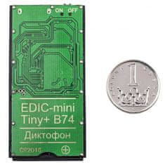 Secutek Mini diktafón EDIC-mini Tiny+ B74