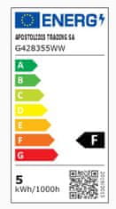 Diolamp SMD LED Capsule číra 5W/G4/12V AC-DC/3000K/450Lm/360°